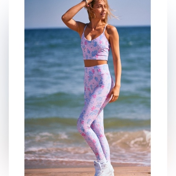 LoveShackFancy Pants - LoveShackFancy x Bandier Bliss Leggings XS